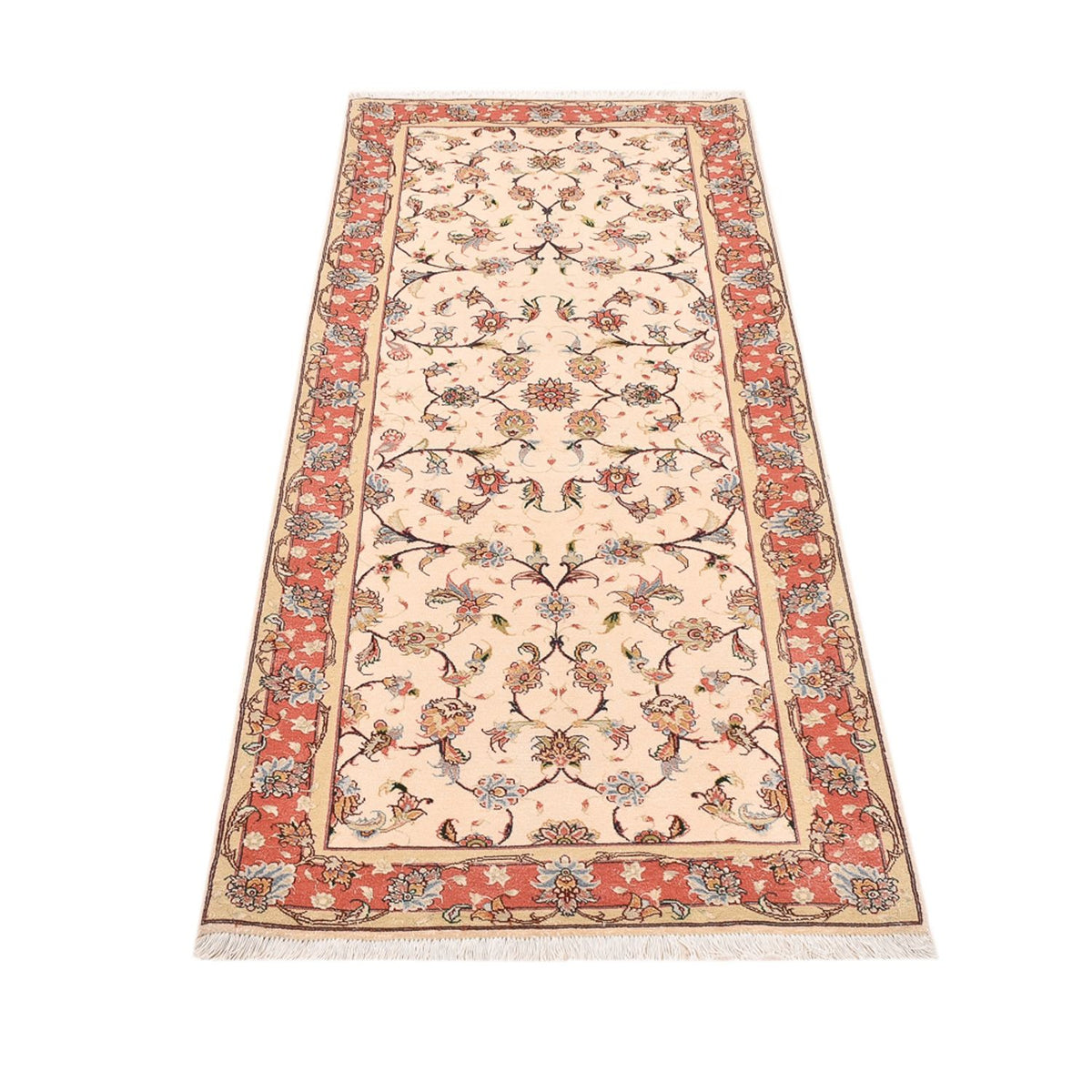 Runner Perser Rug - Tabriz - Royal - 204 x 80 cm - beige