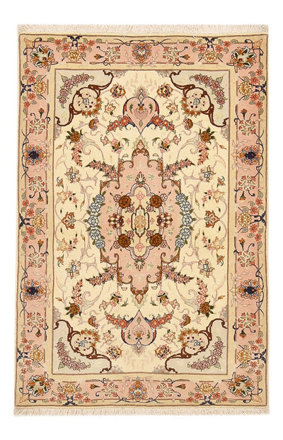 Tabriz - 50 Raj Rug 102x149cm - Persian Rugs