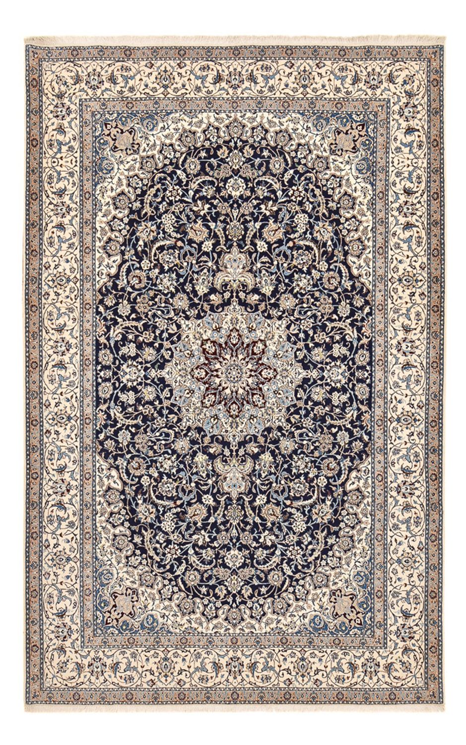 Perser Rug - Nain - Premium - 308 x 211 cm - dark blue