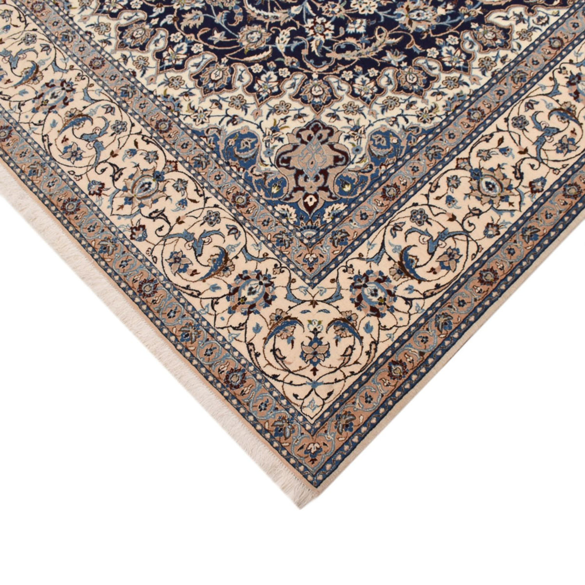 Perser Rug - Nain - Premium - 308 x 211 cm - dark blue