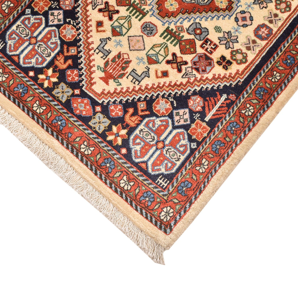 Gabbeh Rug - Kashkuli Perser - 90 x 60 cm - multicolored