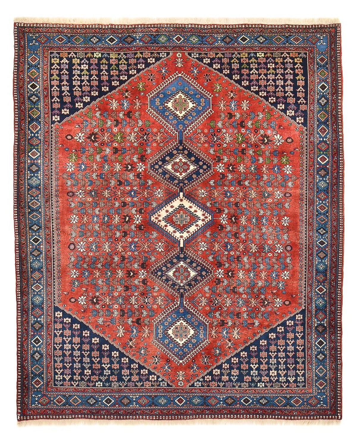Perser Rug - Nomadic - 260 x 207 cm - red