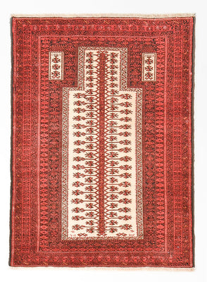 Belutsch Rug - 143 x 102 cm - red