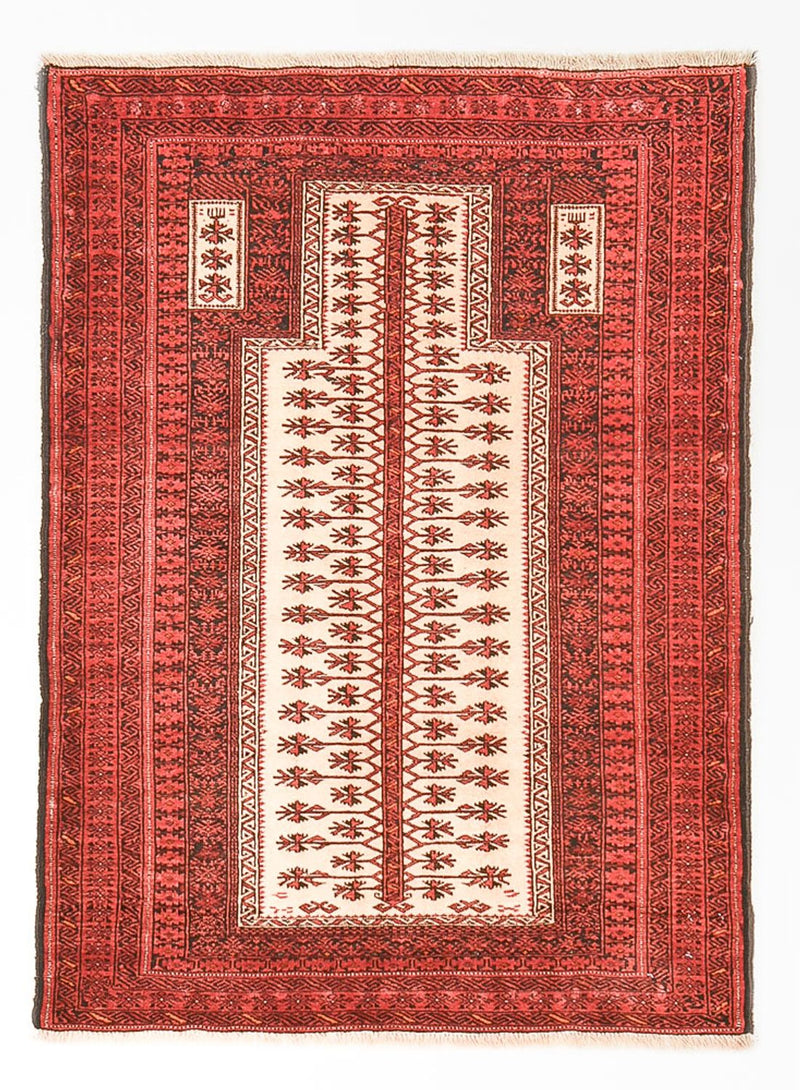 Belutsch Rug - 143 x 102 cm - red