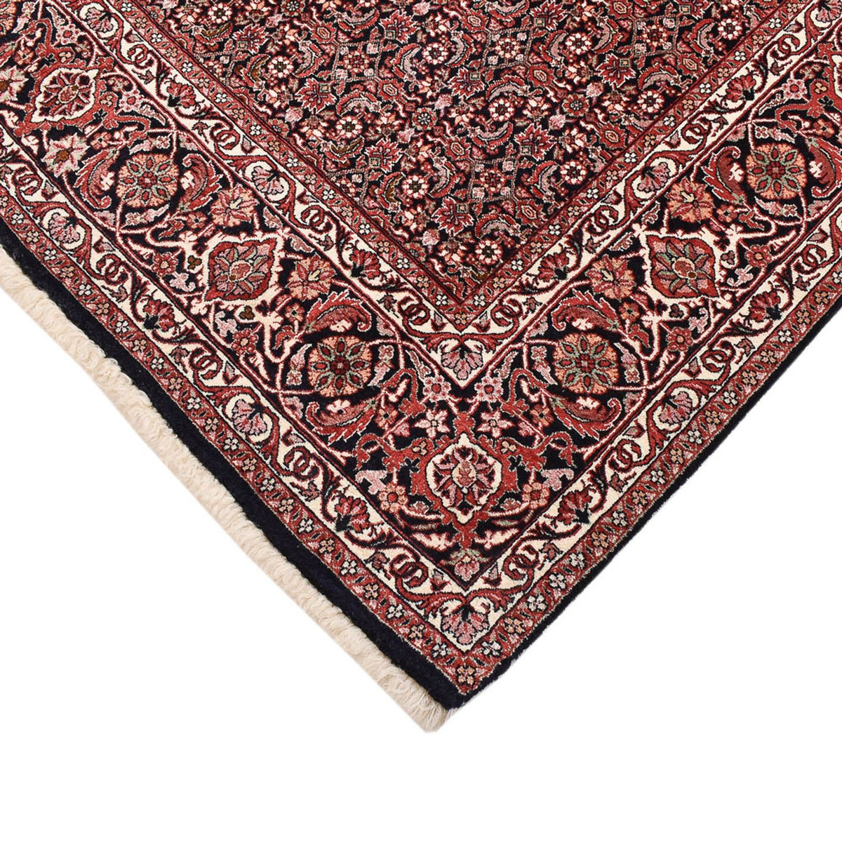 Perser Rug - Bidjar - 255 x 207 cm - dark red