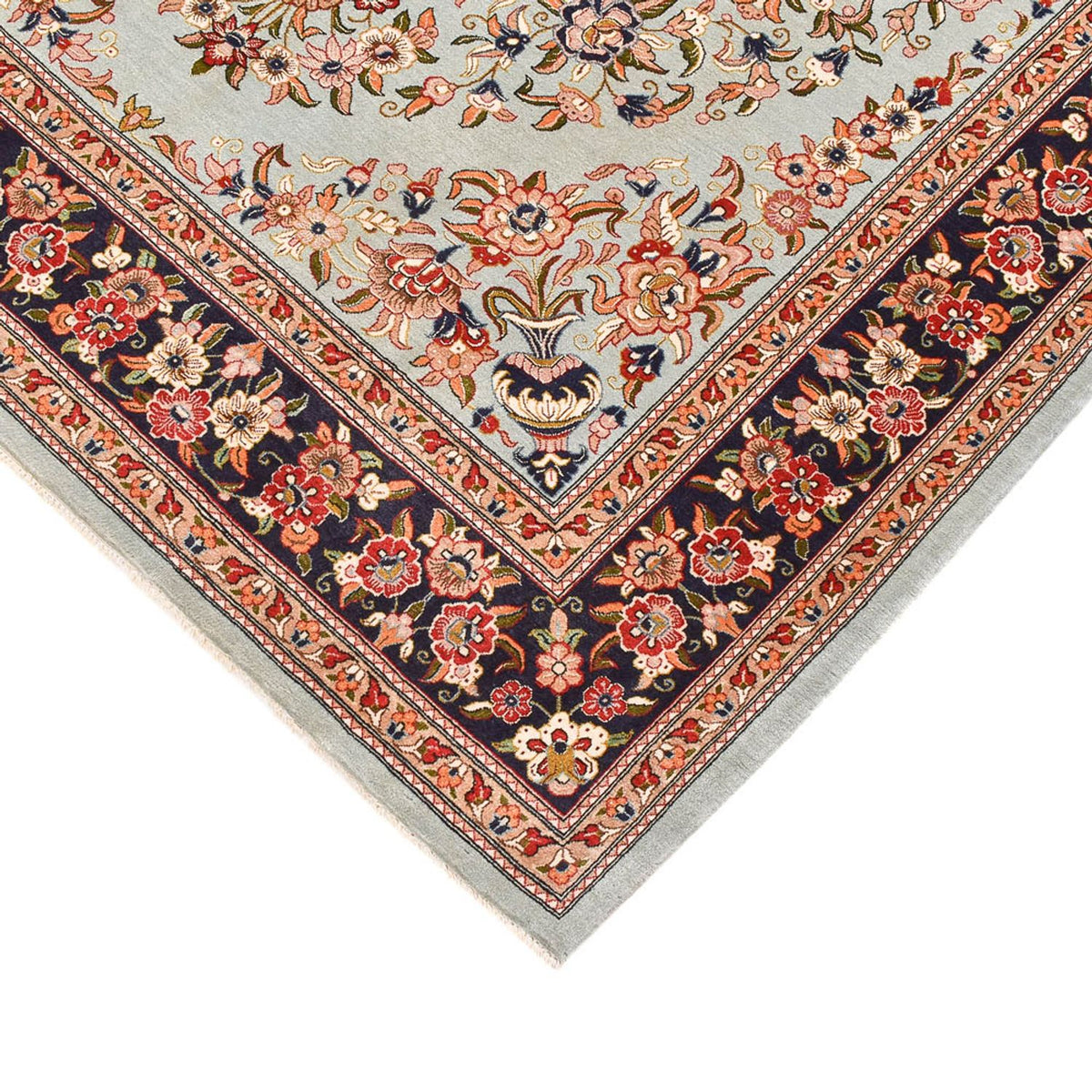 Perser Rug - Ghom - Royal - 215 x 138 cm - light beige