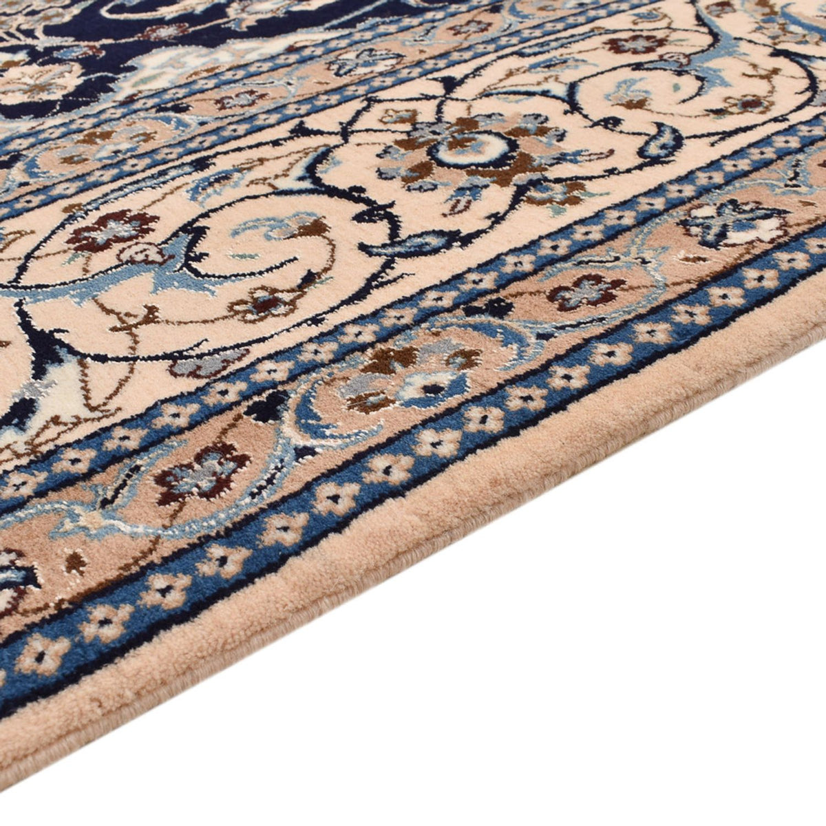 Perser Rug - Nain - Premium - 302 x 197 cm - dark blue