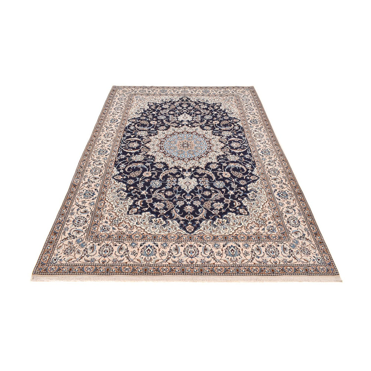 Perser Rug - Nain - Premium - 294 x 202 cm - dark blue