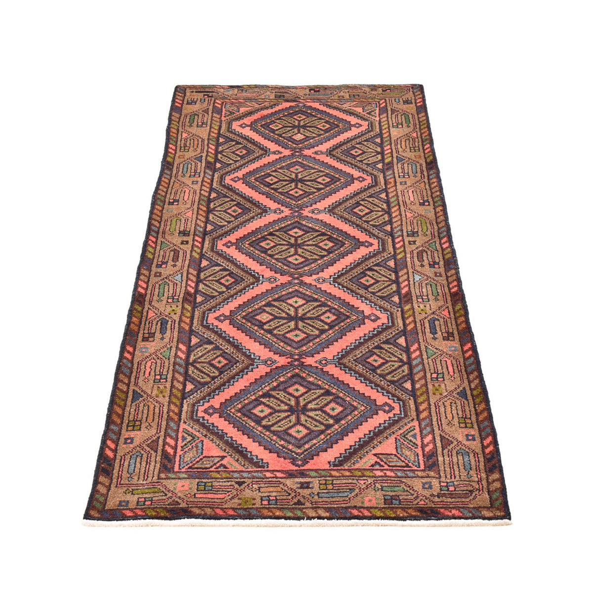 Runner Perser Rug - Nomadic - 188 x 75 cm - dark beige