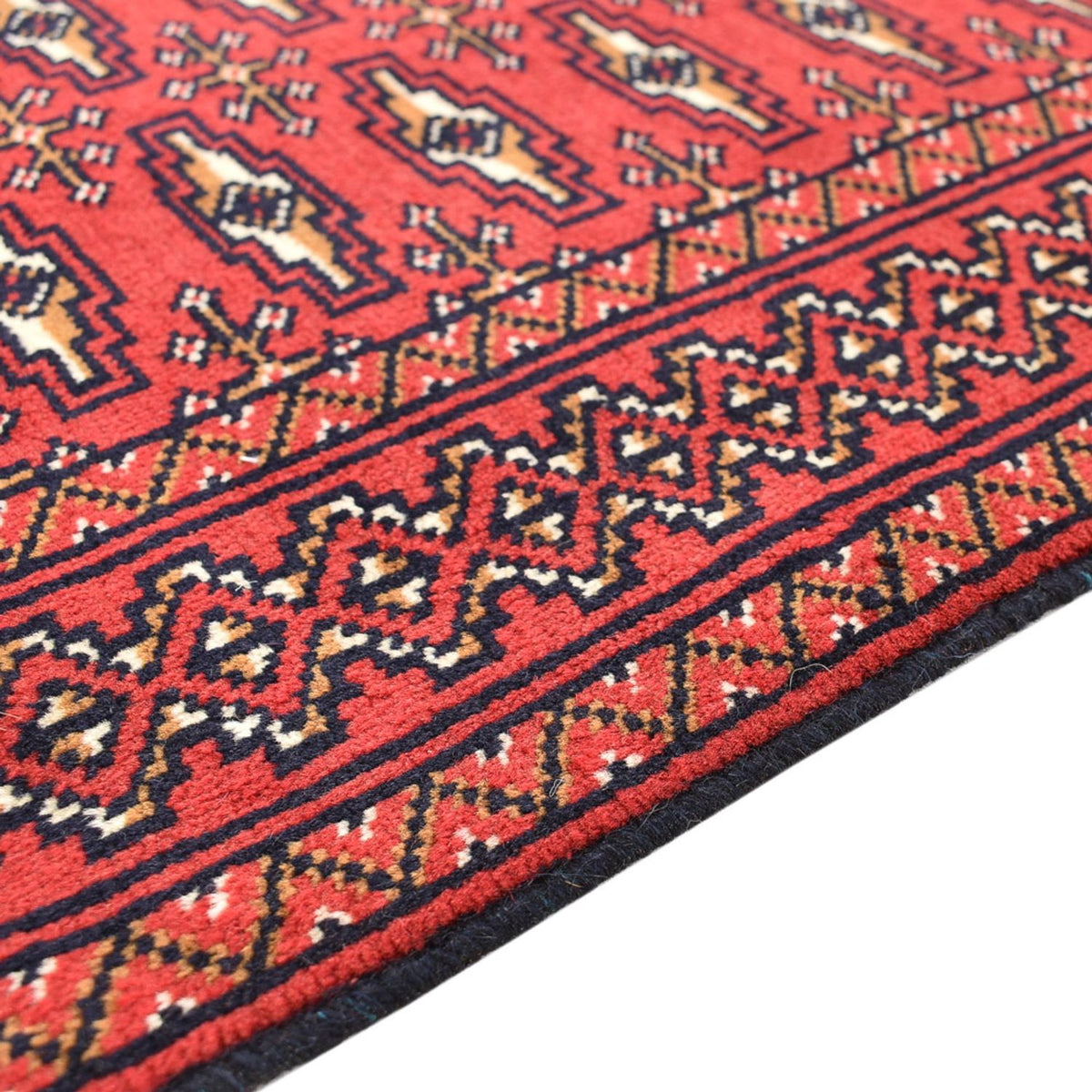 Runner Turkaman Rug - 183 x 61 cm - red