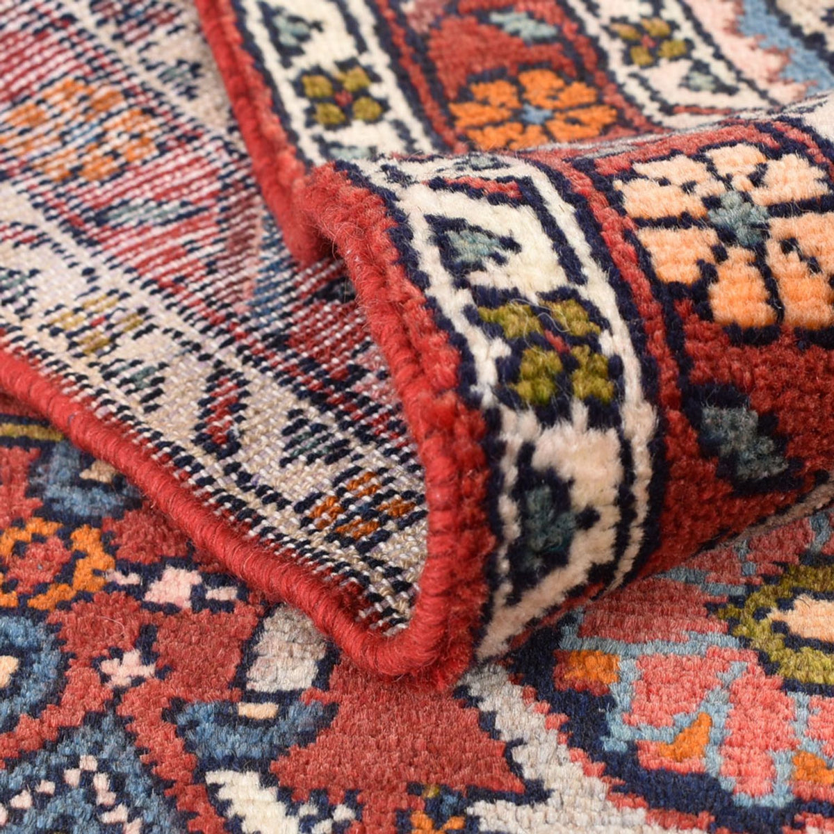 Runner Perser Rug - Nomadic - 200 x 98 cm - dark red