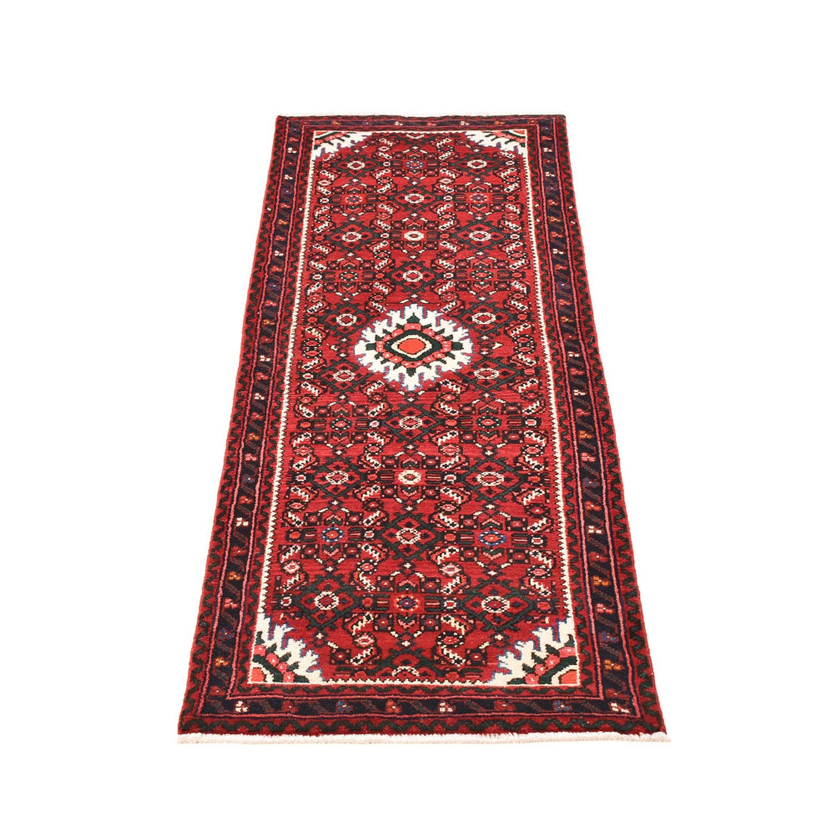 Runner Perser Rug - Nomadic - 195 x 64 cm - dark red