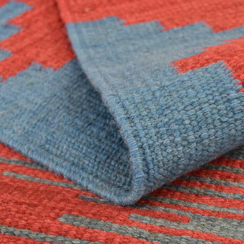 Kelim Rug - Trendy - 189 x 146 cm - multicolored