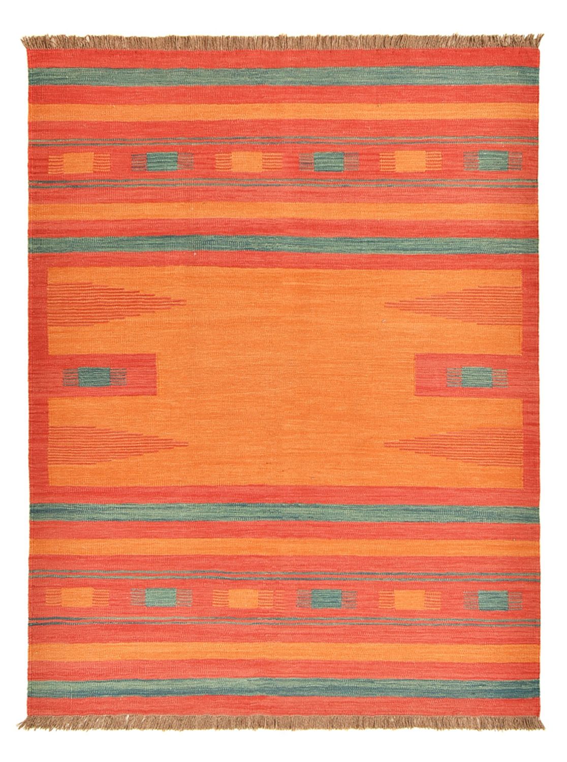 Kelim Rug - Trendy - 203 x 155 cm - multicolored