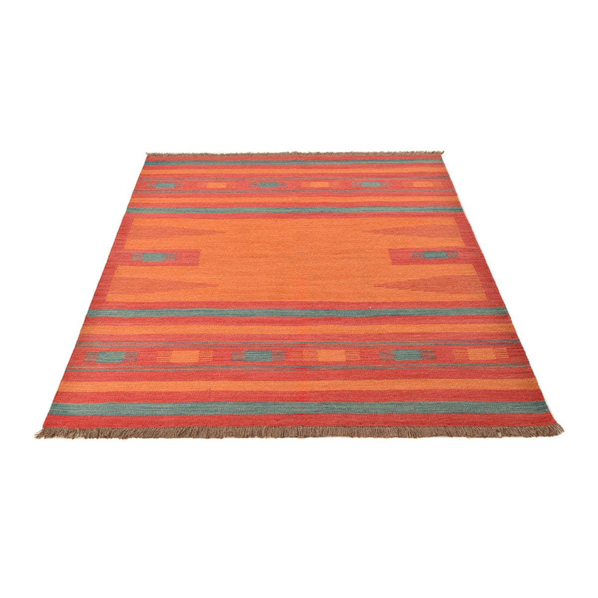 Kelim Rug - Trendy - 203 x 155 cm - multicolored