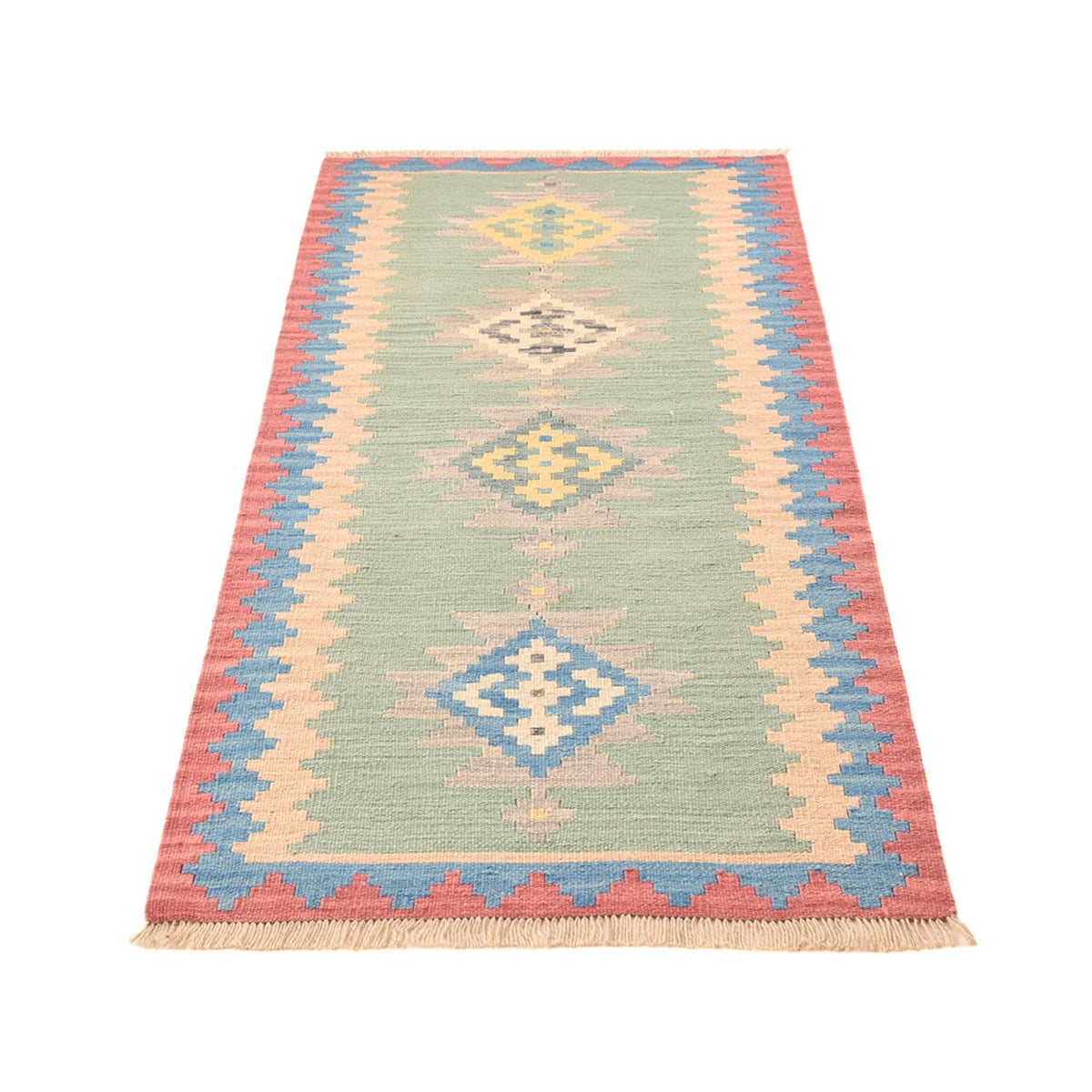 Runner Kelim Rug - Oriental - 204 x 84 cm - multicolored