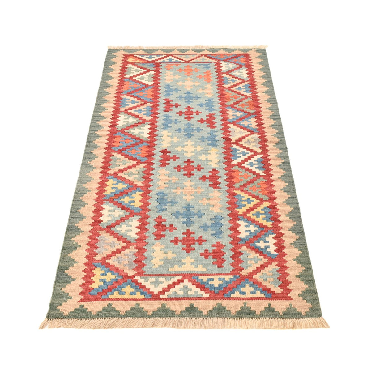 Runner Kelim Rug - Oriental - 194 x 84 cm - multicolored