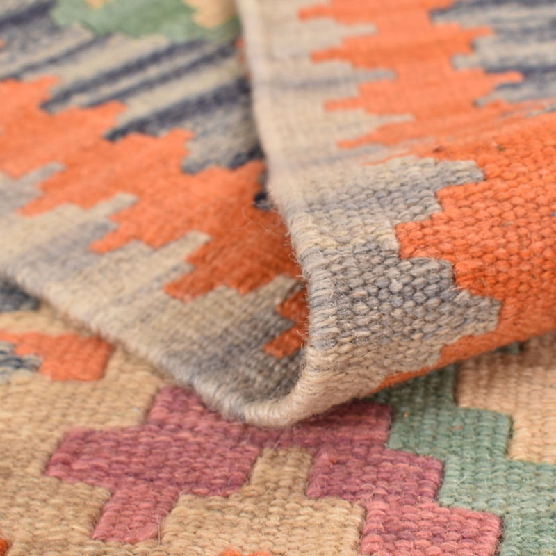 Runner Kelim Rug - Oriental - 237 x 84 cm - multicolored