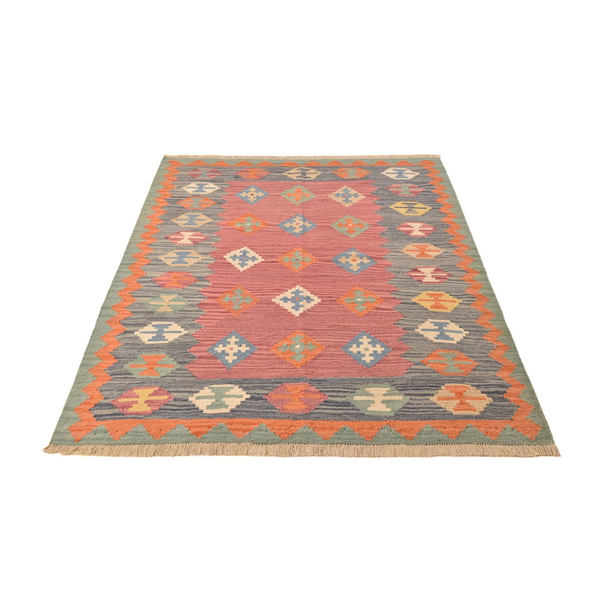 Kelim Rug - Oriental - 209 x 151 cm - multicolored