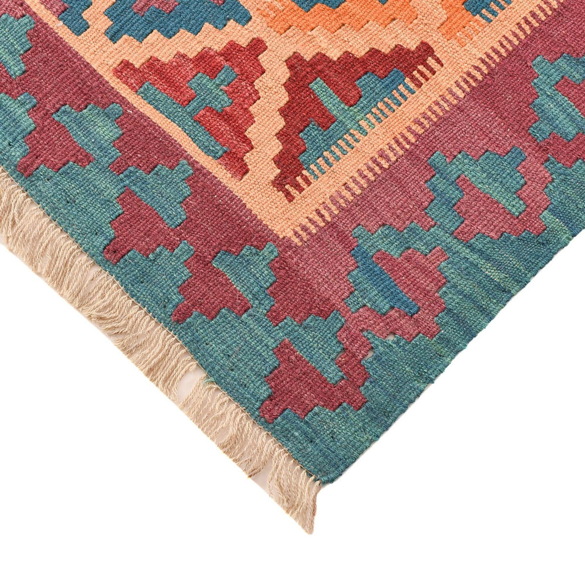 Kelim Rug - Oriental - 195 x 156 cm - multicolored