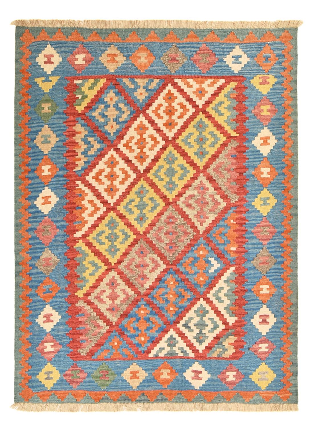 Kelim Rug - Oriental - 203 x 157 cm - multicolored