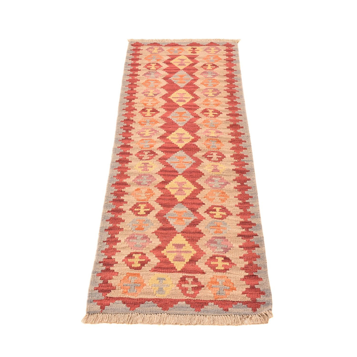 Runner Kelim Rug - Oriental - 192 x 56 cm - multicolored