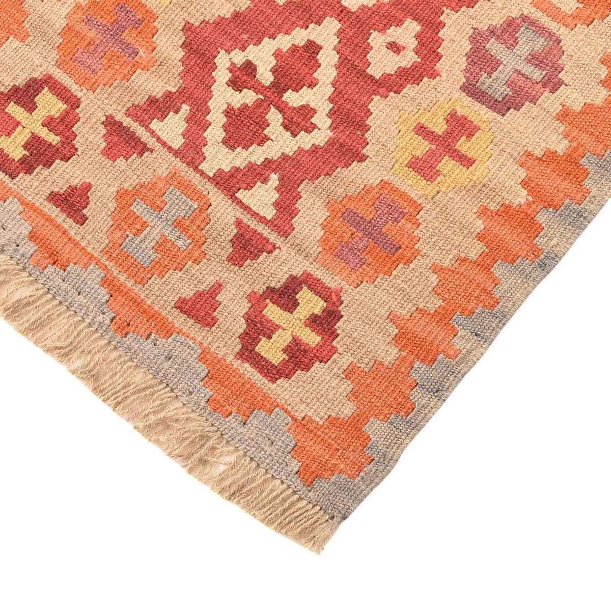 Runner Kelim Rug - Oriental - 199 x 55 cm - multicolored