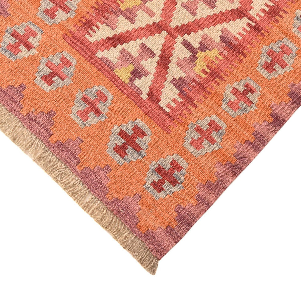 Runner Kelim Rug - Oriental - 201 x 61 cm - multicolored