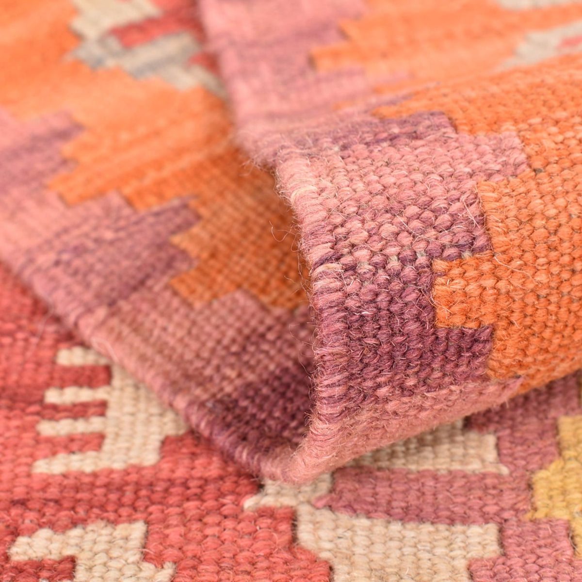 Runner Kelim Rug - Oriental - 201 x 61 cm - multicolored