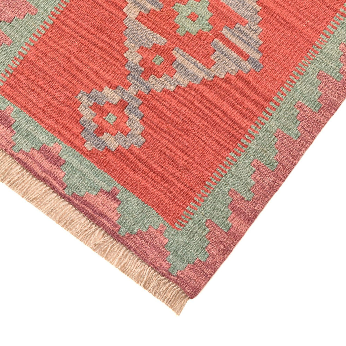 Runner Kelim Rug - Oriental - 193 x 58 cm - multicolored