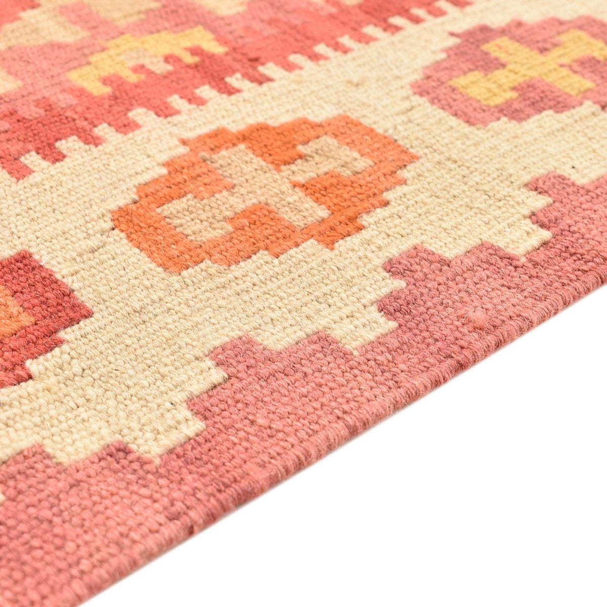 Runner Kelim Rug - Oriental - 201 x 60 cm - multicolored