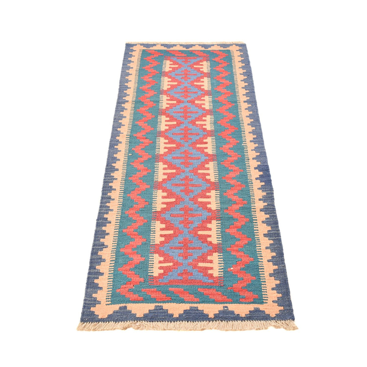 Runner Kelim Rug - Oriental - 210 x 62 cm - multicolored