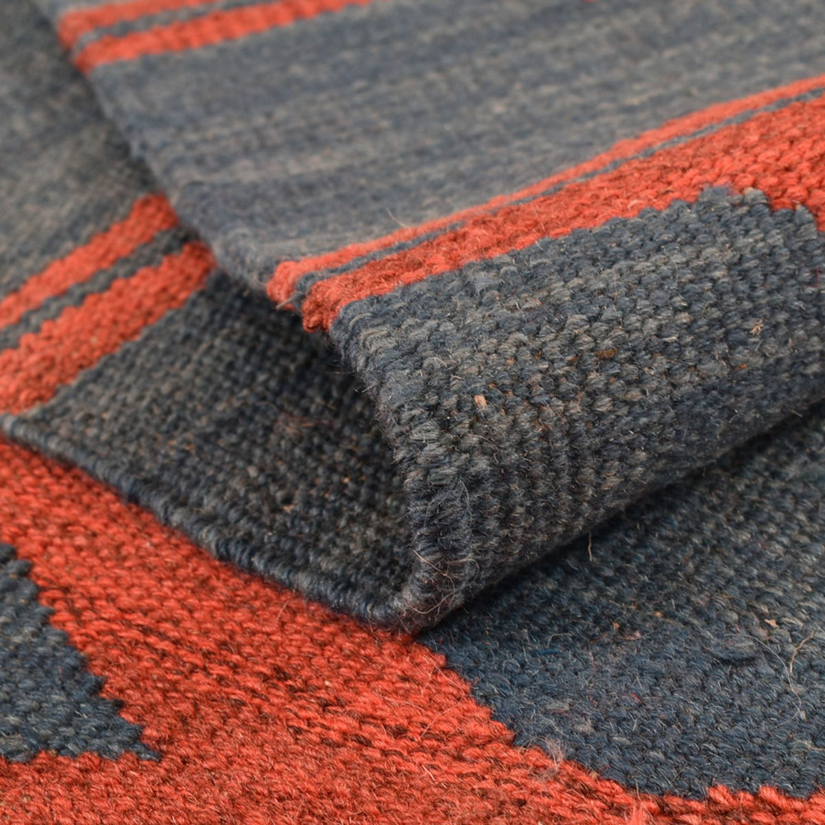 Kelim Rug - Trendy - 204 x 159 cm - multicolored