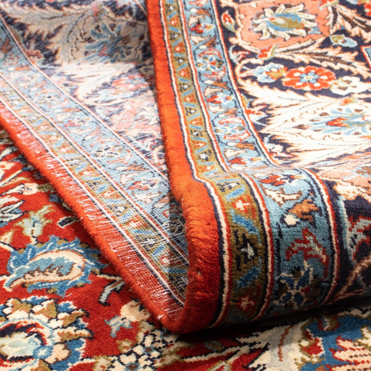 Perser Rug - Keshan - 300 x 205 cm - dark red