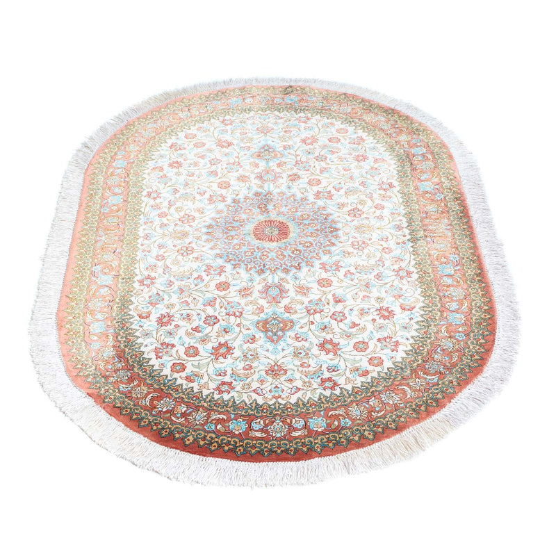 Perser Rug - Ghom oval  - 120 x 76 cm - beige