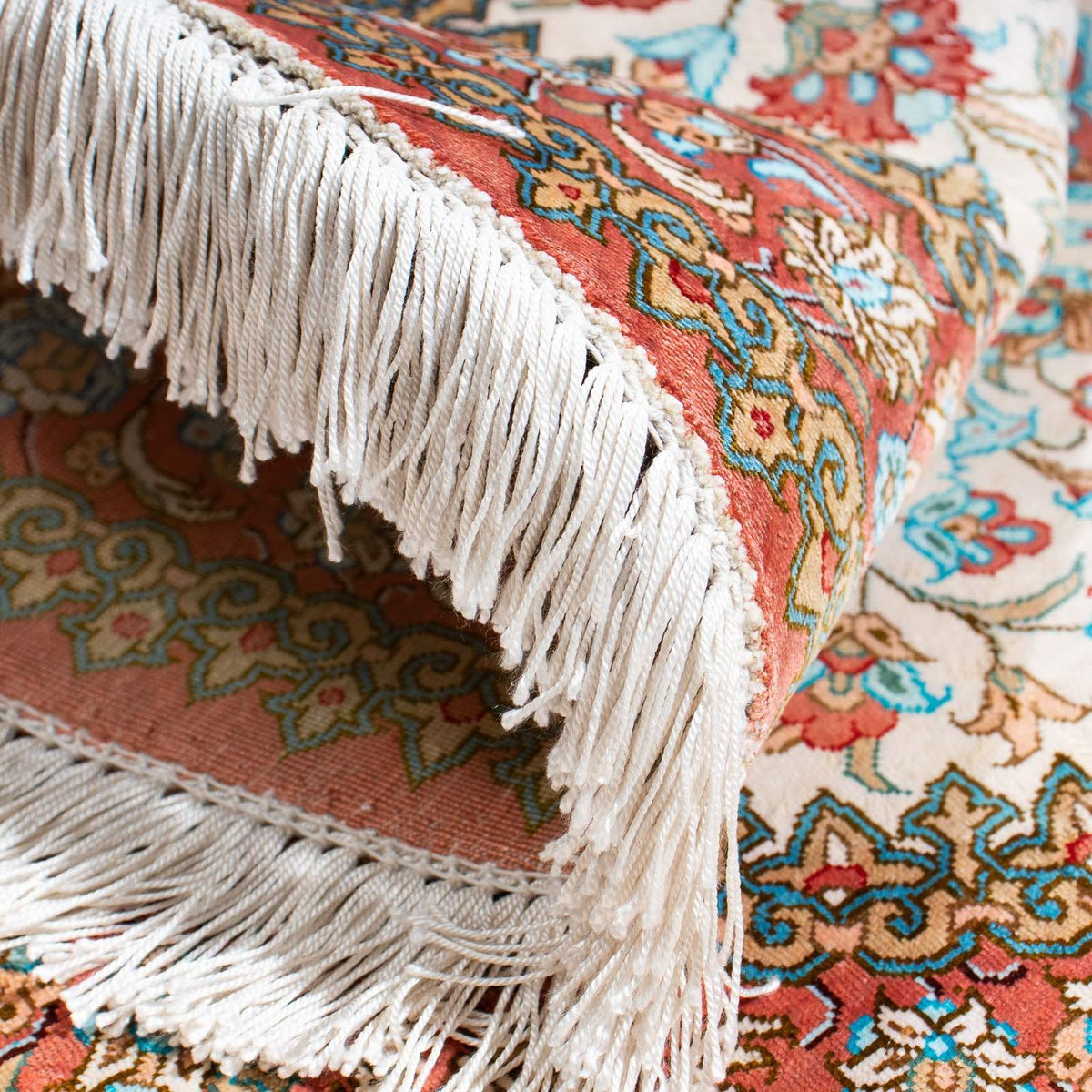 Perser Rug - Ghom oval  - 120 x 76 cm - beige