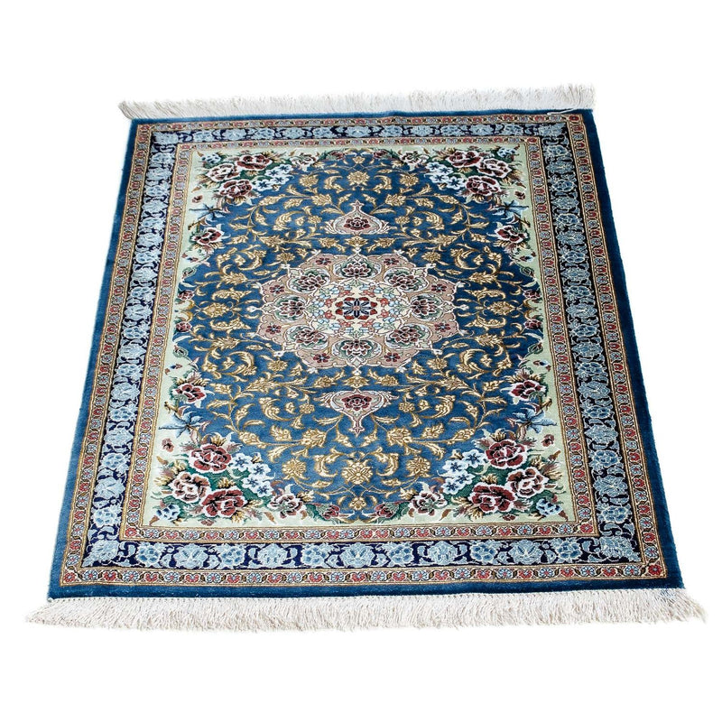 Perser Rug - Ghom - 85 x 59 cm - blue