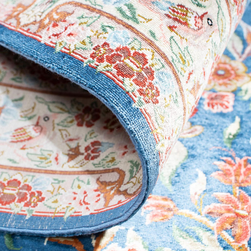 Perser Rug - Ghom - 121 x 77 cm - light blue