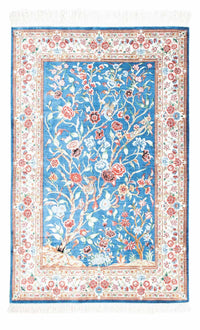 Perser Rug - Ghom - 118 x 75 cm - light blue