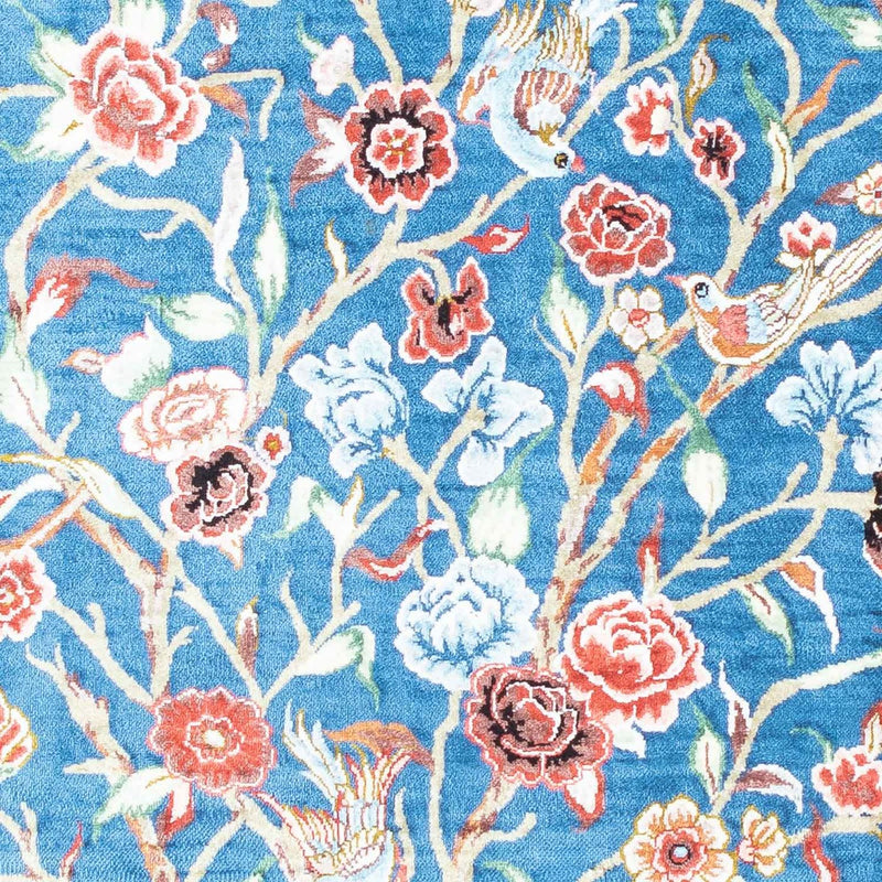 Perser Rug - Ghom - 118 x 75 cm - light blue