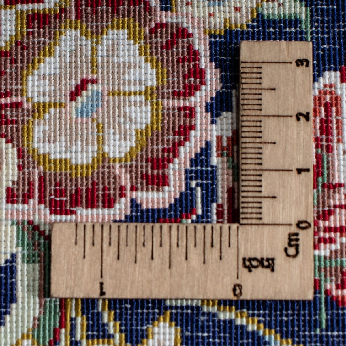 Silk Rug - Ghom Silk - Premium - 40 x 28 cm - dark blue