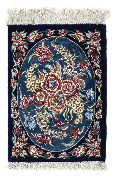 Qom Silk Rug 28x40cm - Persian Rugs