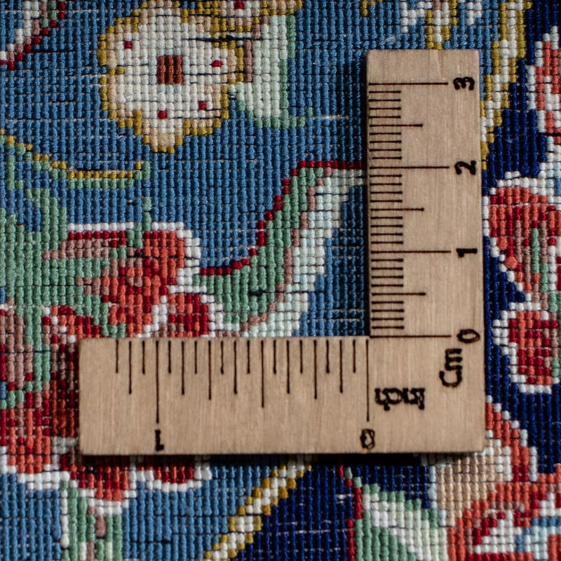 Silk Rug - Ghom Silk - Premium - 40 x 28 cm - dark blue