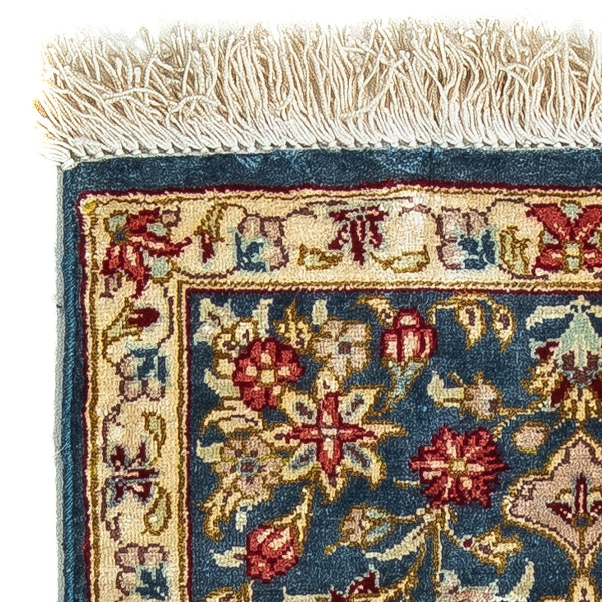 Qom Silk Rug 27x44cm - Persian Rugs