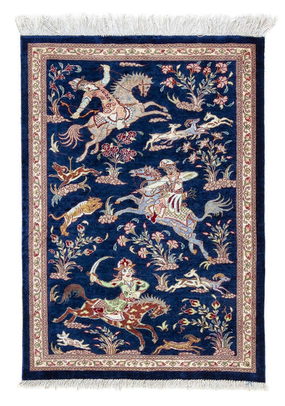 Qom Rug 55x87cm - Persian Rugs
