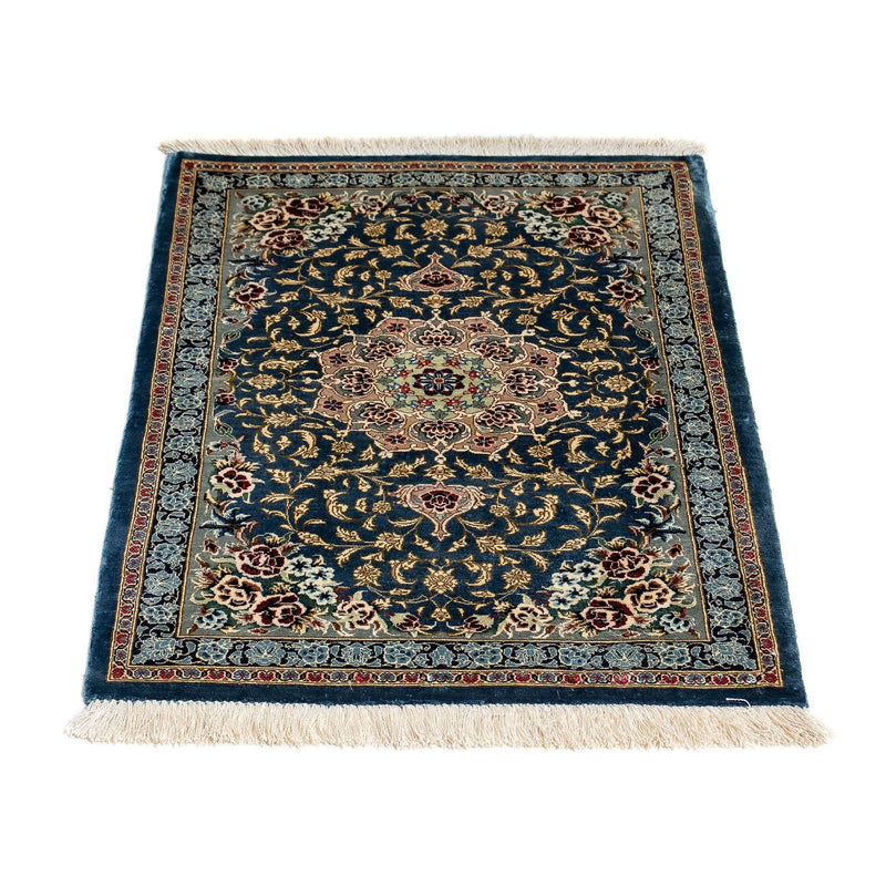 Perser Rug - Ghom - 80 x 55 cm - dark blue