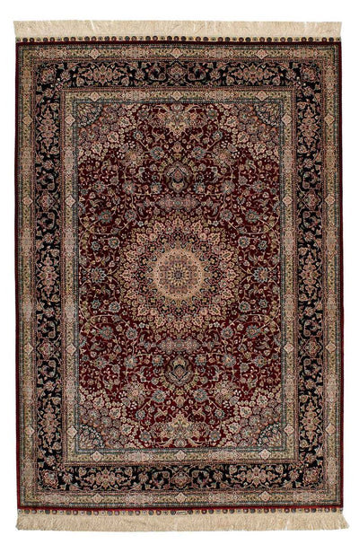 Chinese Silk Rug 122x183cm - Persian Rugs