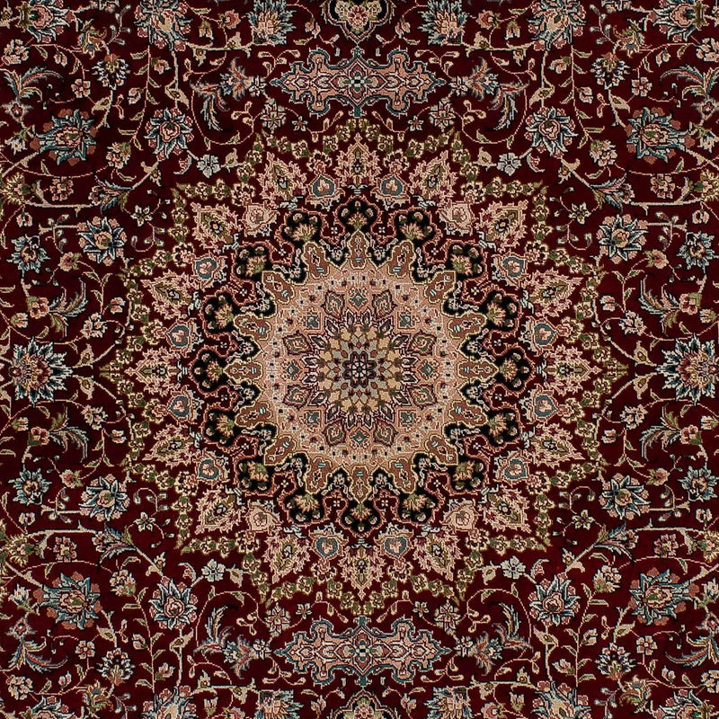 Silk Rug - Chinese Silk - 183 x 122 cm - dark red