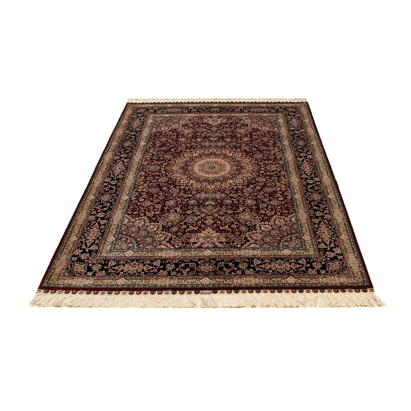 Silk Rug - Chinese Silk - 183 x 122 cm - dark red