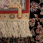 Silk Rug - Chinese Silk - 183 x 122 cm - dark red